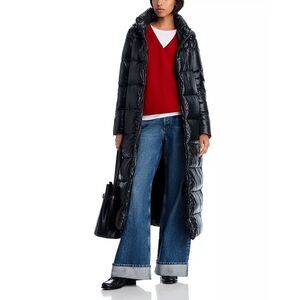 Herno Shiny Long Hooded Coat IT 36 / US 0 $995